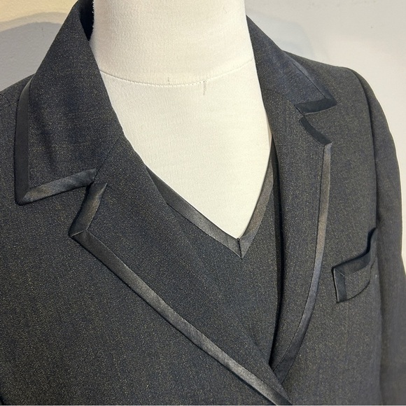 Vintage Bespoke Custom Tailored Dress and Jacket set in Wool and Silk lining - Picture 2 of 16
